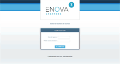 Desktop Screenshot of enova-vacances.com
